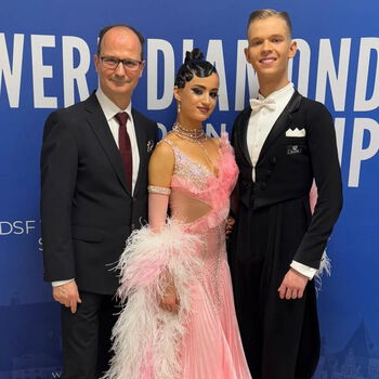 Maksym Mitiev und Michelle Uciteli beim Deutschland-Cup (Foto: Stolzenbach) HGR A-Paare zur LM Latein 2025 (Foto: Handschuh)